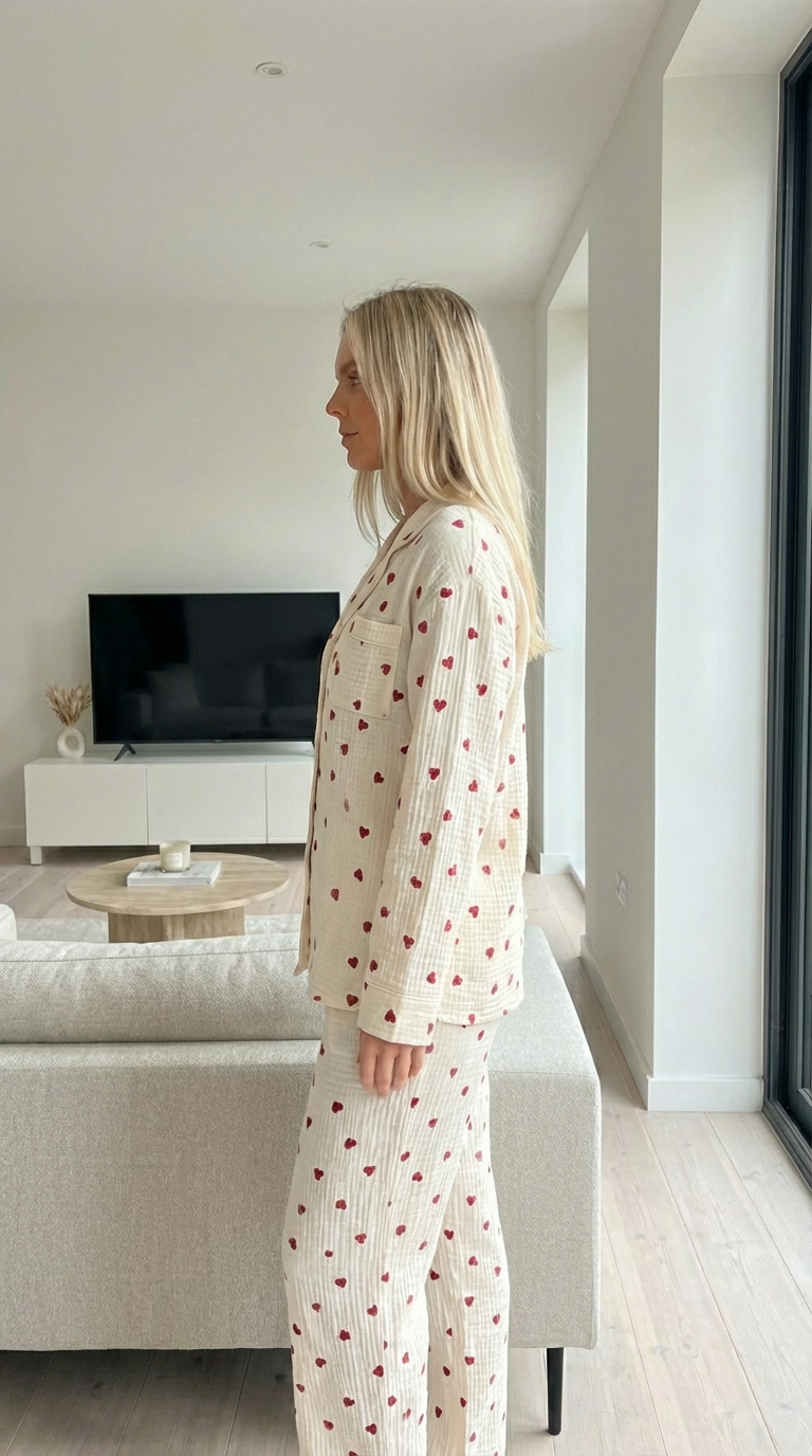 Love Heart PJ Set