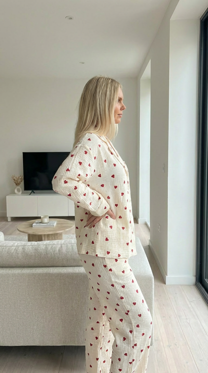 Love Heart PJ Set