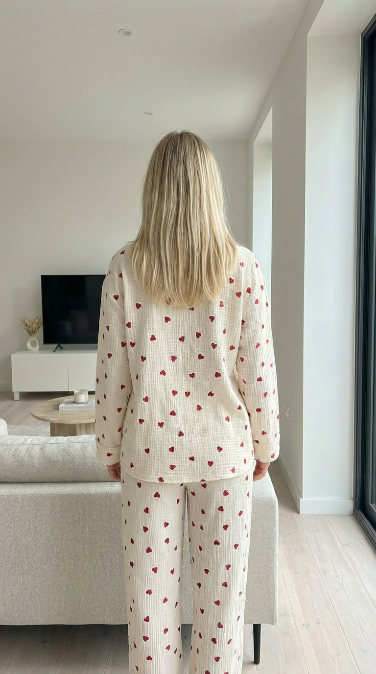 Love Heart PJ Set