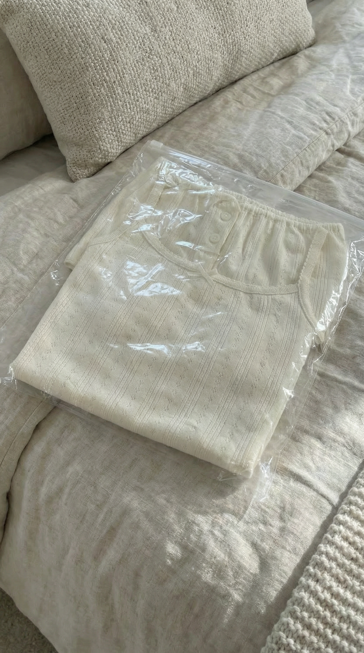 Pointelle Cami Sleep Set