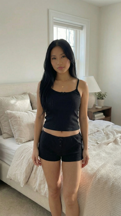 Pointelle Cami Sleep Set